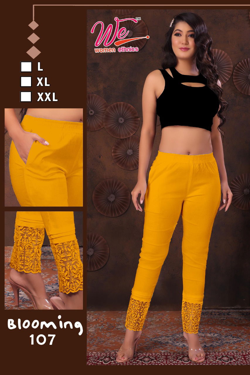 We Blooming Designer Soft Lycra Stretchable Wholesale Pant Catalog
